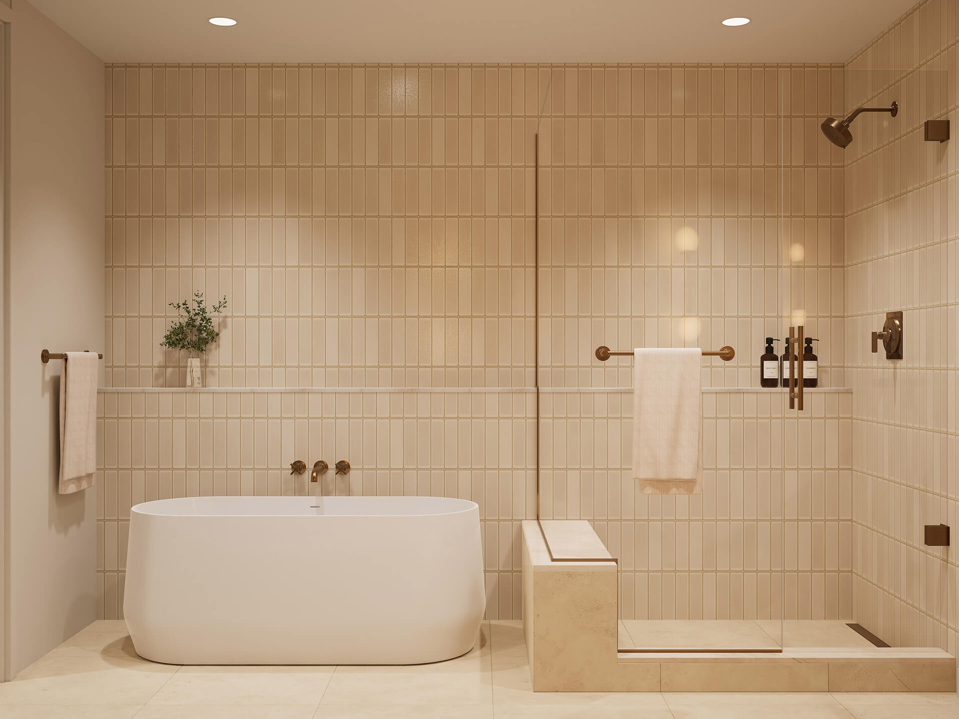 Viceroy Residences - Primary Bathroom - Tranquil Finish Palette