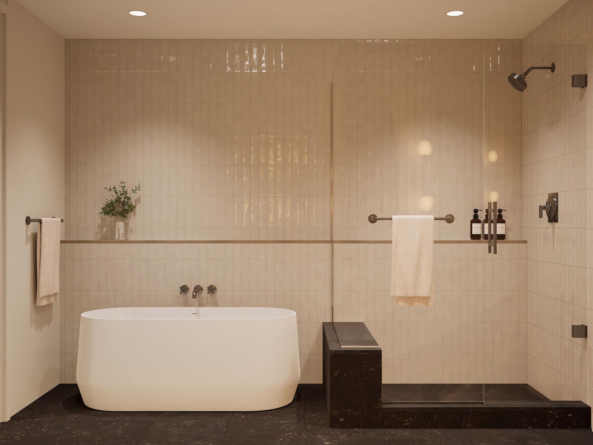 Viceroy Residences - Primary Bathroom - Twilight Finish Palette