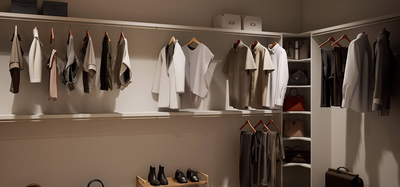 The Belvedere - Interior Master Closet